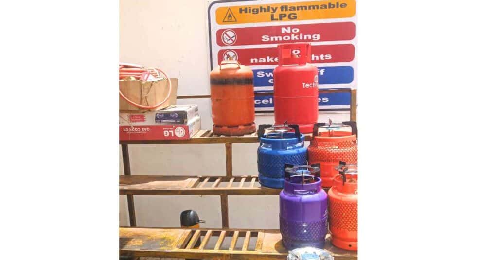 Price Of Refilling different kilograms of Cooking Gas In Nigeria 