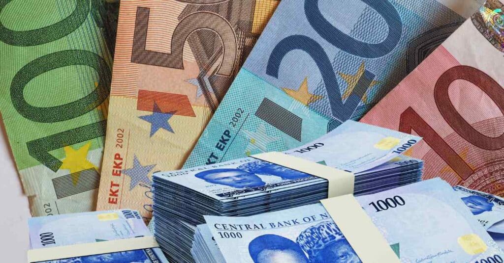 euro to naira exchange rate