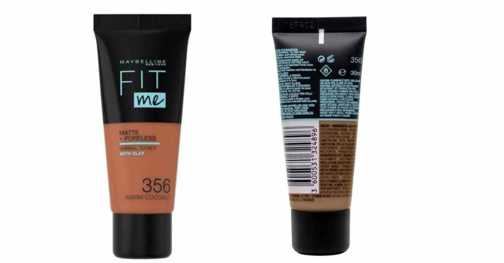 Maybelline Fit Me Matte And Poreless Foundation