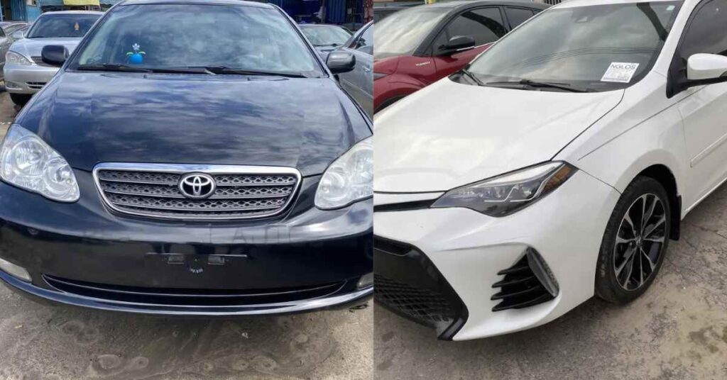 Prices of Toyota Corolla in Nigeria